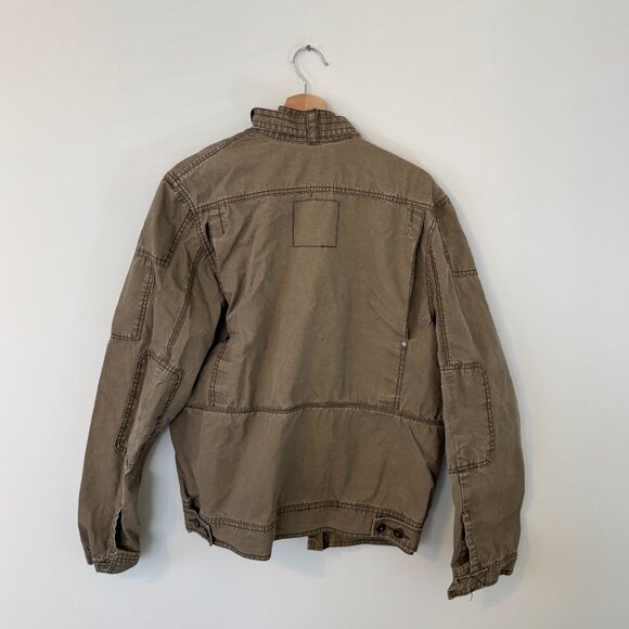 Men's Medium DIVIDED by H&M Tan Cargo Jacket - Picture 10 of 14